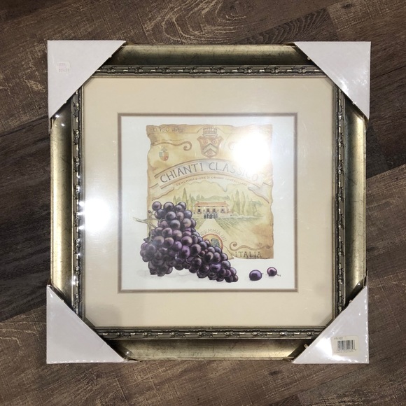 Rustic Italian Vineyard Wine Framed Artwork Set - Picture 3 of 10